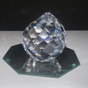 Swarovski Dew Drop “Love and Poetry” Crystal Figurine Paperweight Decor Art